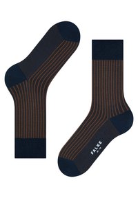 FALKE Oxford Stripe - Calze - plum