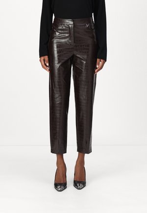Stoffhose - dark brown