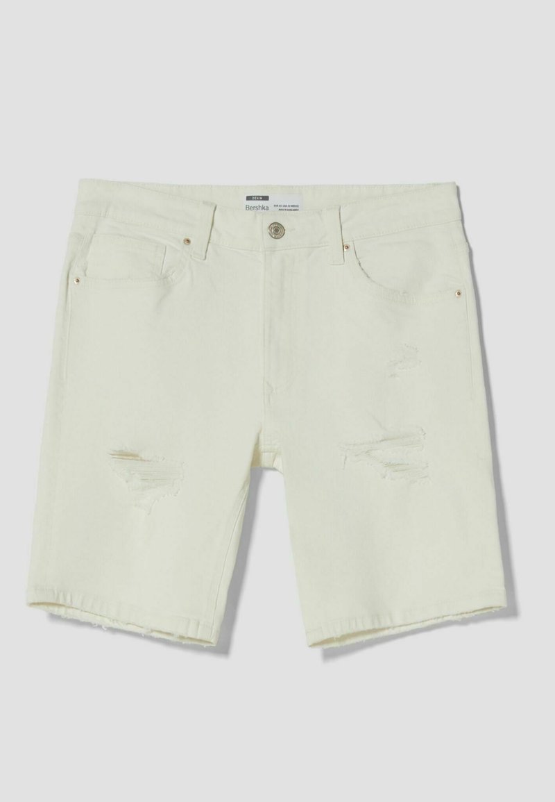 Bershka Jeansshort wit Bershka Jeansshort wit
