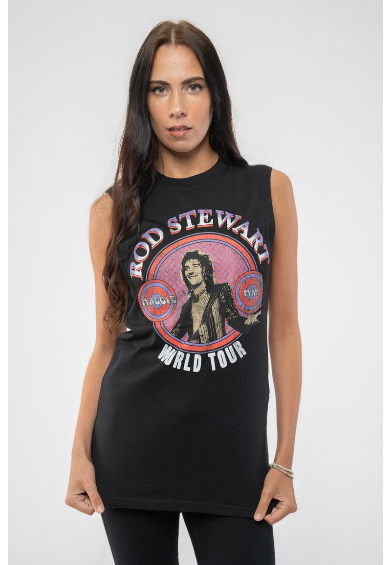 Paradiso Clothing ROD STEWART MAGGIE MAY WORLD TOUR MUSCLE TANK - Top - black