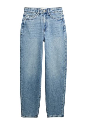 Marks & Spencer, MOM HIGH WAISTED ANKLE GRAZER  - Mom-jeans - light indigo
