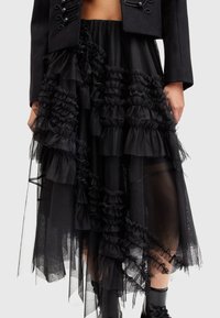 AllSaints JEN SKIRT - A-linjainen hame - black