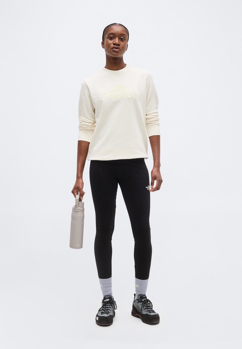 The North Face DREW PEAK LIGHT REGULAR CREW - Mikina - white dune/lemon mist