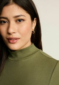 Next HALF SLEEVE HIGH NECK TSTANDARD - Tricou basic - olive green