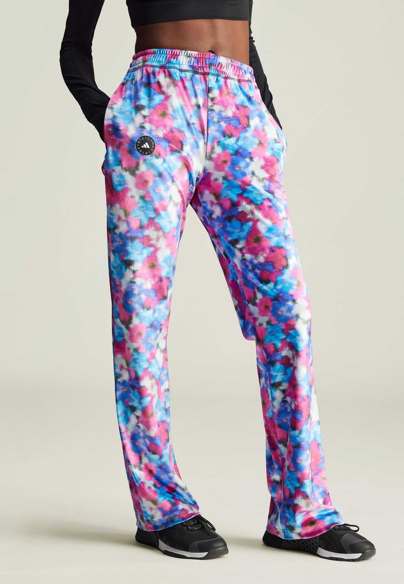 adidas by Stella McCartney Pantalon classique - signal cyan real pink clear onix