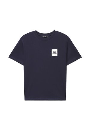 Calliope, T-SHIRT TINTA UNITA - T-shirt con stampa - blu scuro