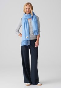 OPUS SOFT FRINGE - Schal - blue salt