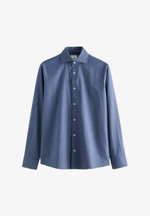Next REGULAR FIT - BRUSHED SINGLE CUFF WITH SPREAD COLLAR - Camisa elegante - navy blue