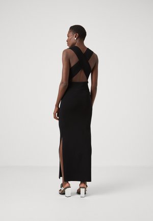 Gestuz LONG DRESS - Žerzejové šaty - black