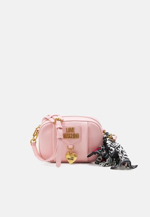 SOFT CHARM SCARVED CAMERA BAG - Taška s příčným popruhem - rosa