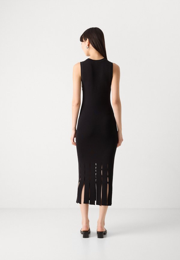 DRESS WITH FRINGE DETAIL - Jersey dress2