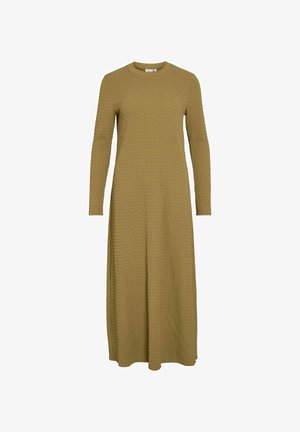 VILA LANGÄRMELIGES - Jumper dress - gothic olive