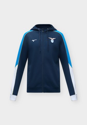 Mizuno, RETRO HOODIE  - Sweat à capuche - navy/royal/white
