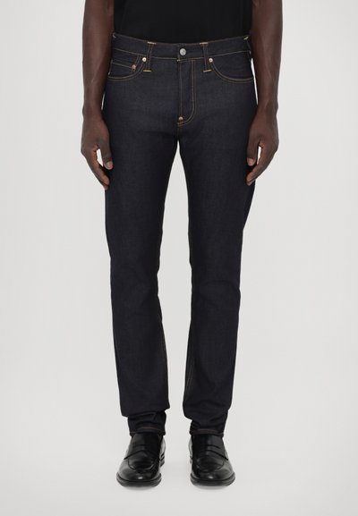 Evisu SEAGULL PRINTED JEANS - Jean slim - blue denim