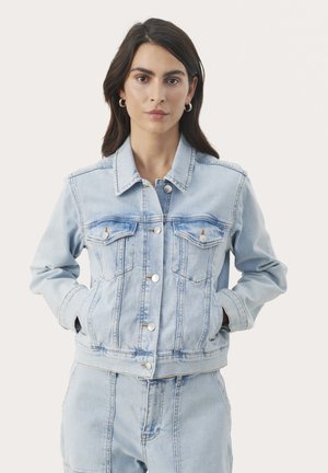 FREDERIKKA - Denimová bunda - light blue denim