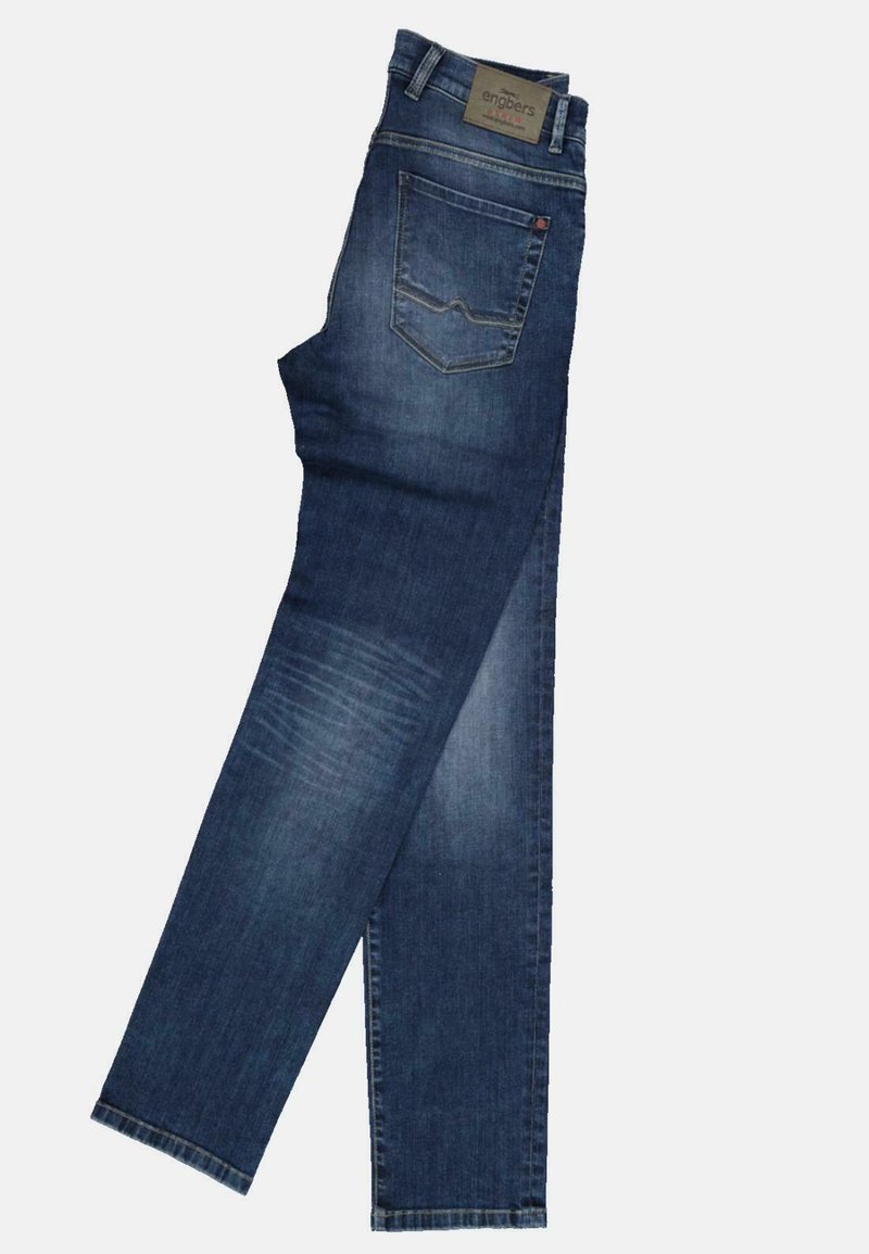 Herren Skinny Fit | Engbers Jeans Straight Leg blau - HR88821 Herren Skinny Fit | Engbers Jeans Straight Leg blau - HR88821