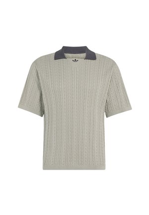 adidas Originals, KNIT FTBL JSY - Poloshirts - silver pebble