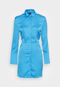 Gina Tricot Skjortklänning - blue