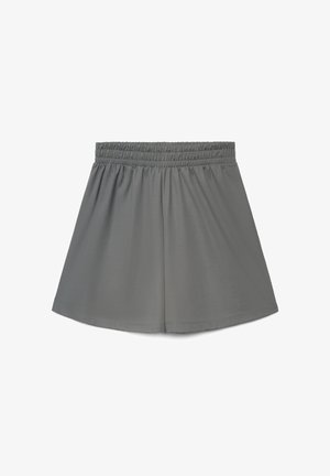 Calliope, PANTALONE GINNICO CORTO TINTA UNITA - Gonna a campana - grigio