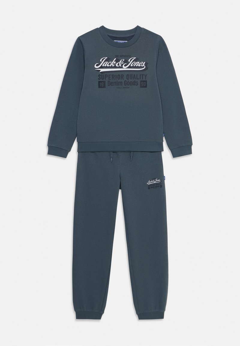 Jack & Jones Junior JJELOGO SET - Sweatshirt - stormy weather
