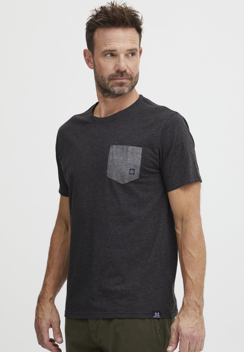 FQ1924 - FQDANTE - T-shirt basique - charcoal mix, Agrandir