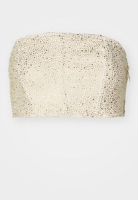 Patrizia Pepe CAMICIA - Top - ivory/shiny gold