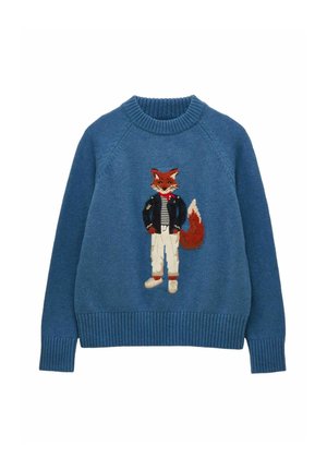 EMBROIDERY - Svetrík - blue
