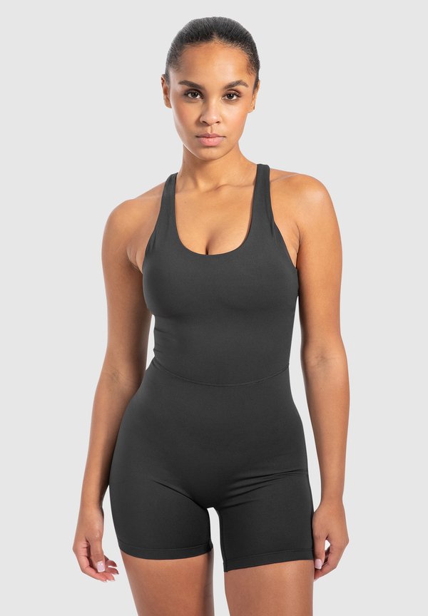 ILVA RACERBACK SHORT - Turnanzug - schwarz