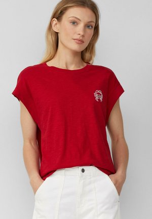 T-shirt print - mohnrot
