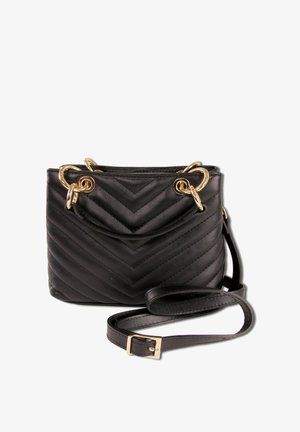 DrachenLeder Handtasche - schwarz