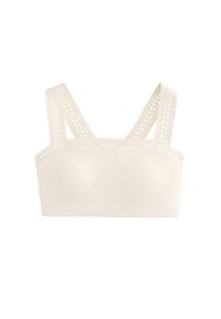 OYSHO COMPRESSIVE CUTWORK - Top - beige