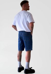 Denim Project MIAMI - Kratke hlače od trapera - mid blue washed