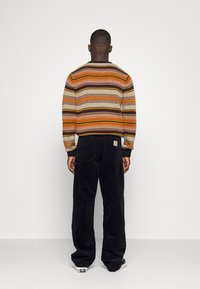Carhartt WIP SINGLE KNEE PANT - Pantaloni - dark navy rinsed