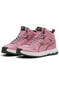 Puma EVOLVE TRAIL  - Magas szárú sneakerek - mauved out black silver