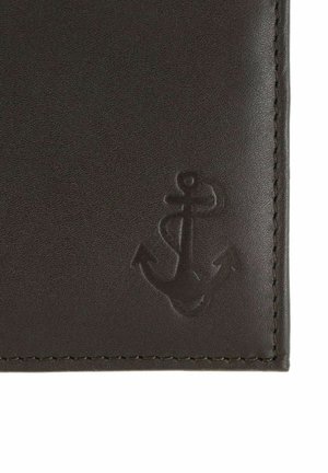 oxmox UNISEX - Wallet - freedom anchor embossed brown