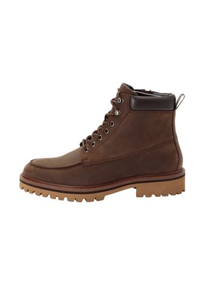 Tamaris, STIEFELETTE - Schnürstiefelette - dark brown