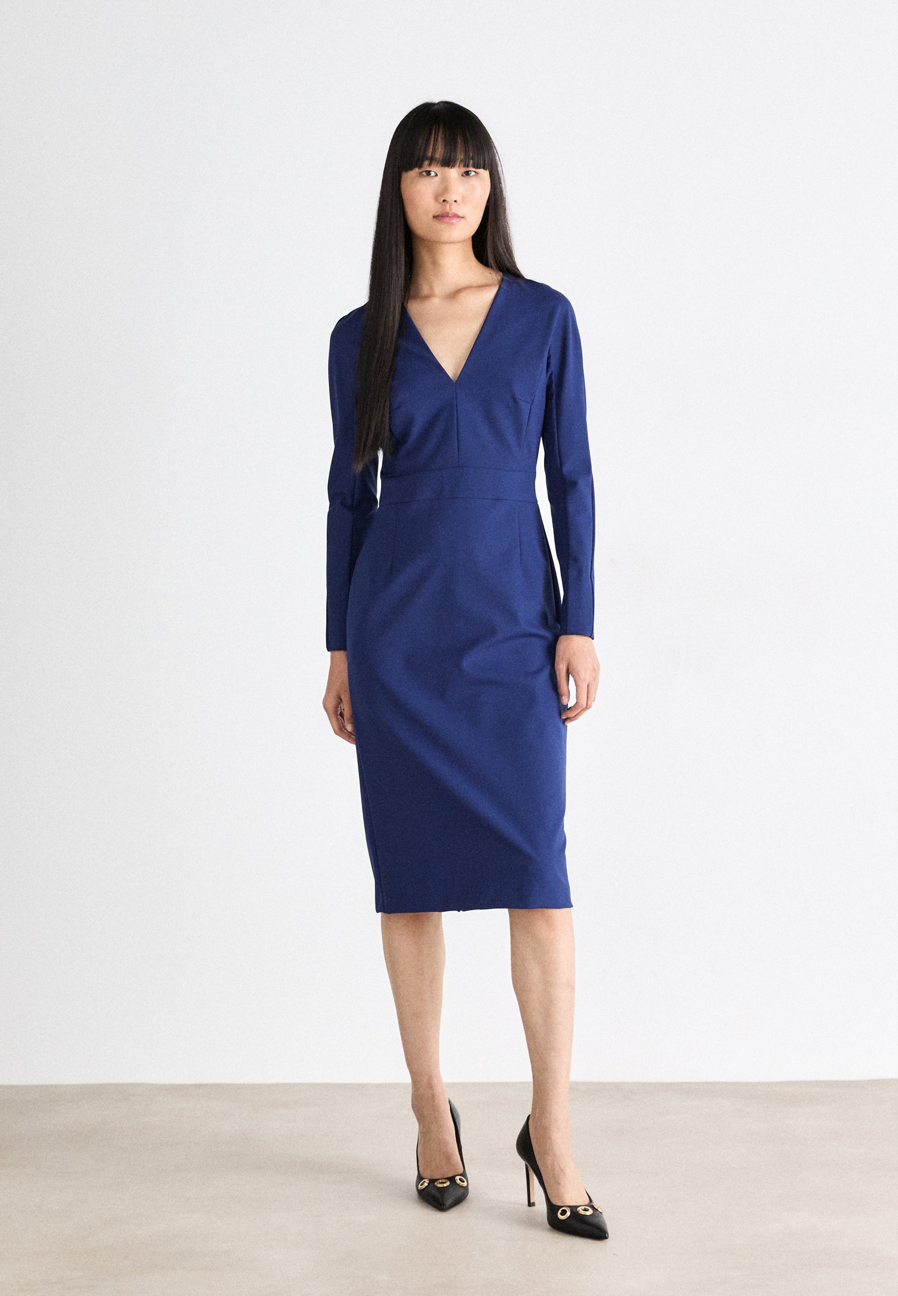 BOSS DAKERIA - Shift dress - open blue/blue - Zalando