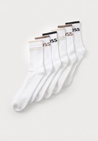STRIPE 6 PACK - Șosete - white