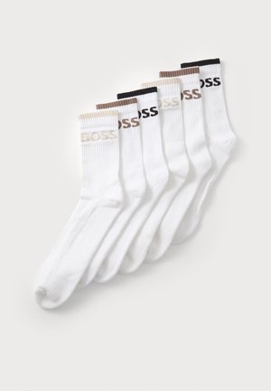 STRIPE 6 PACK - Chaussettes - white