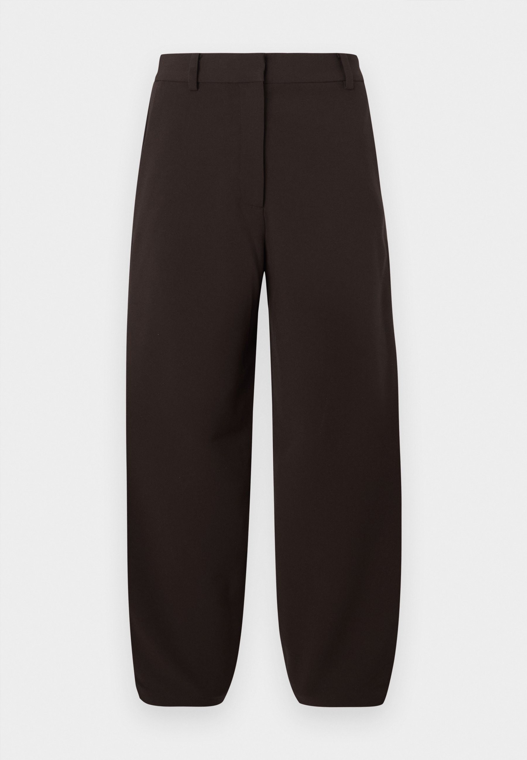 Polo Ralph Lauren WOOL CREPE WIDE LEG WRAP PANT - Trousers - black