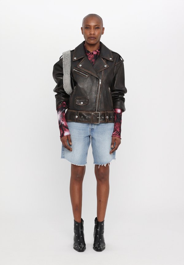 ISOBELLE BIKER JACKET - Leather jacket2