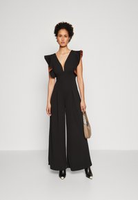 WAL G. PIP RUFFLE - Combinaison - black/burnt orange