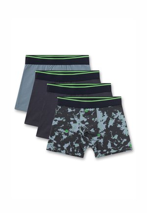 4-ER PACK COMOUFLAGE - Panties - grau/schwarz