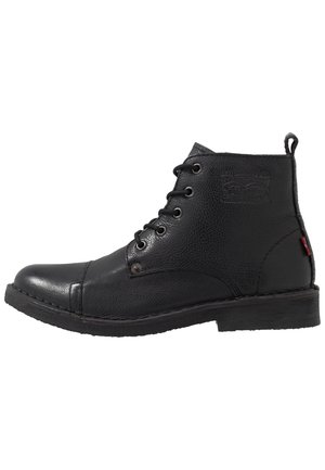 Šněrovací kotníkové boty - black