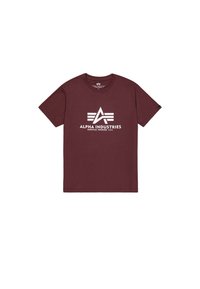 Unselected, deep maroon
