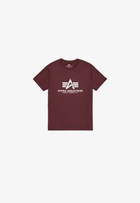 Niet geselecteerd, deep maroon