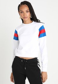 Urban Classics - Sweatshirt - white/brightblue/firered Thumbnail-Bild 1