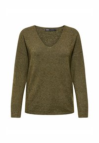 ONLRICA LIFE V NECK - Džemper - beech