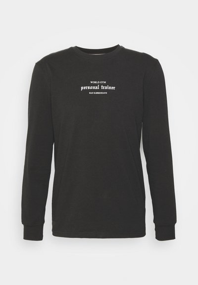 Han Kjøbenhavn TRAIN INSANE REGULAR TEE UNISEX - Μπλούζα με μακριά μανίκια - black