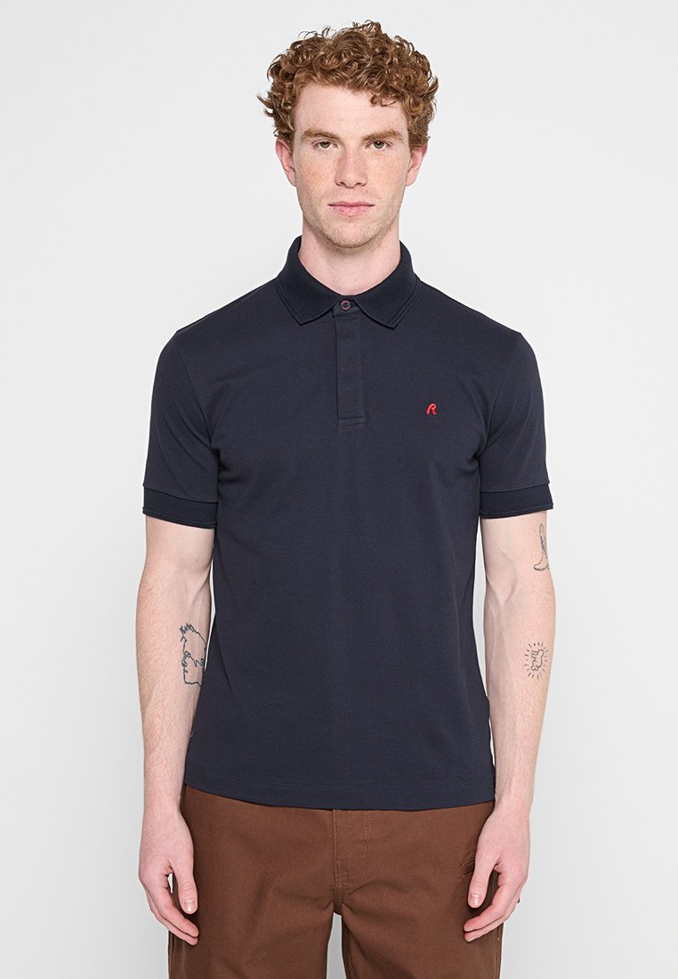 Replay Poloshirt donkerblauw